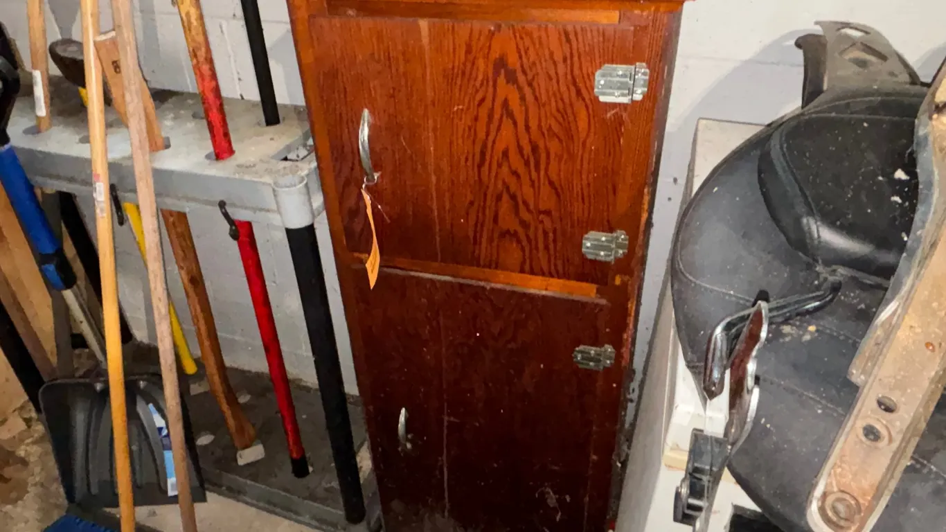 Shop Cabinet and Contents