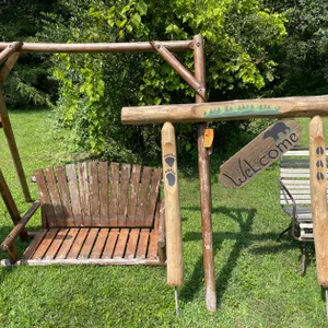Wooden Porch Swing
