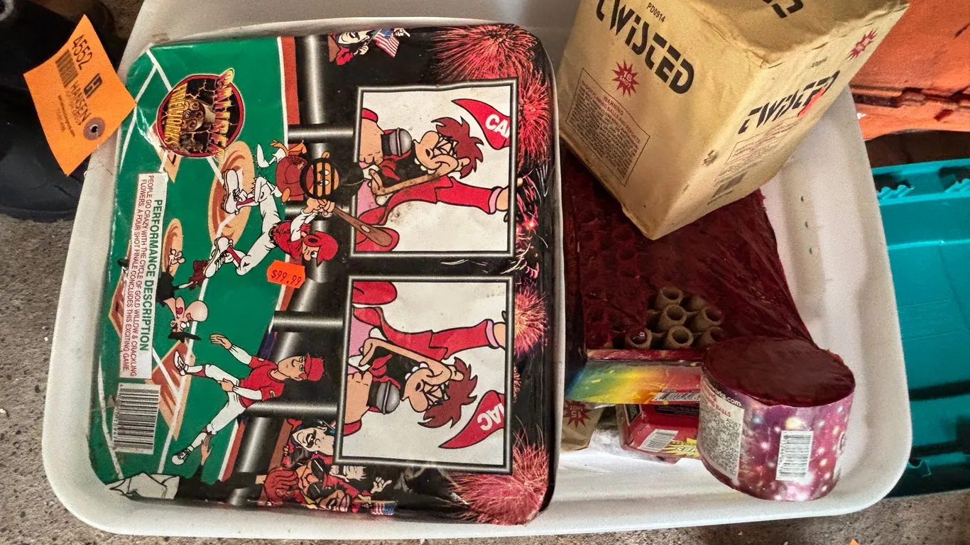 Tote of Fireworks