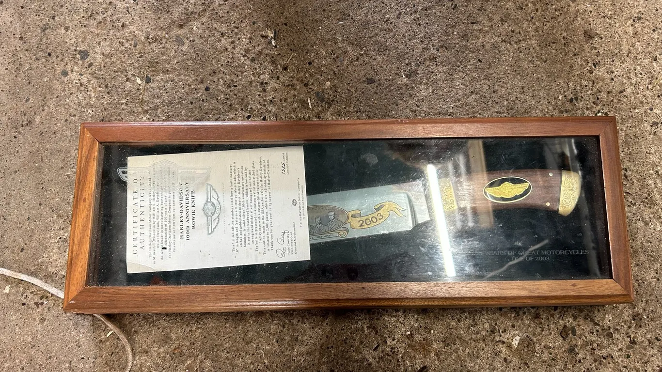 Harley Davidson 100th Anniversary Bowie Knife