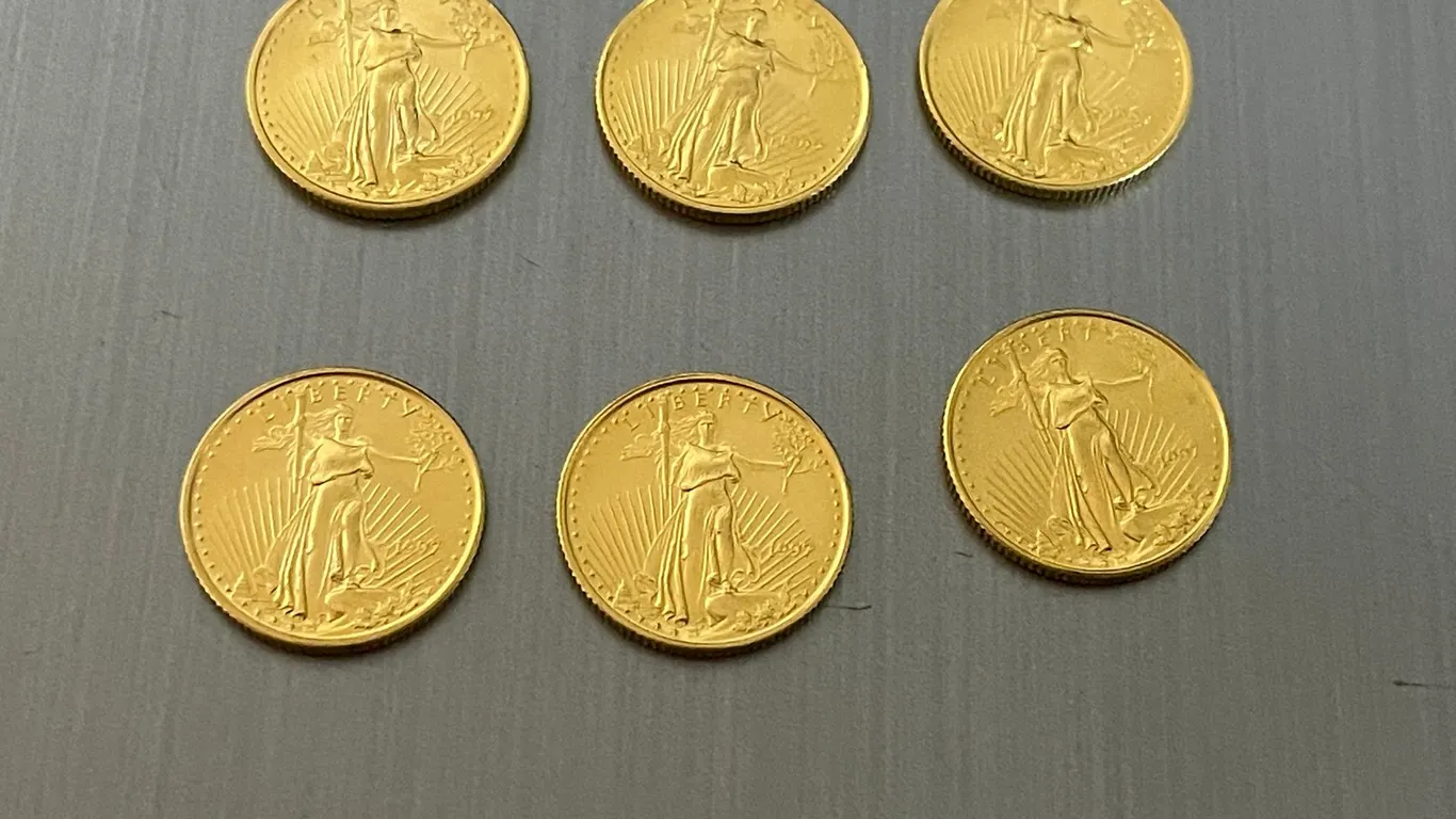 (6) Gold American Eagle Coins