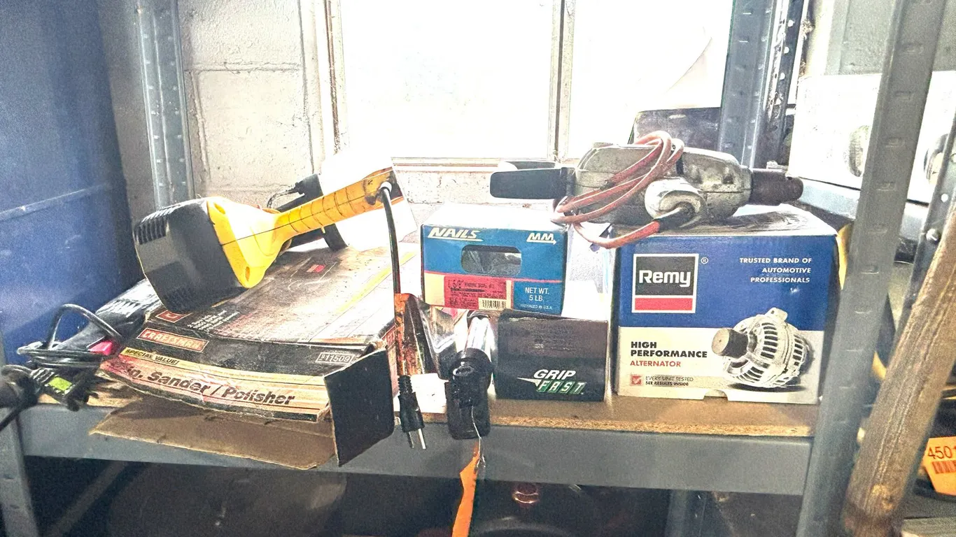 (3) Corded Tools, Small Hardware, and Remy High Performance Alternator