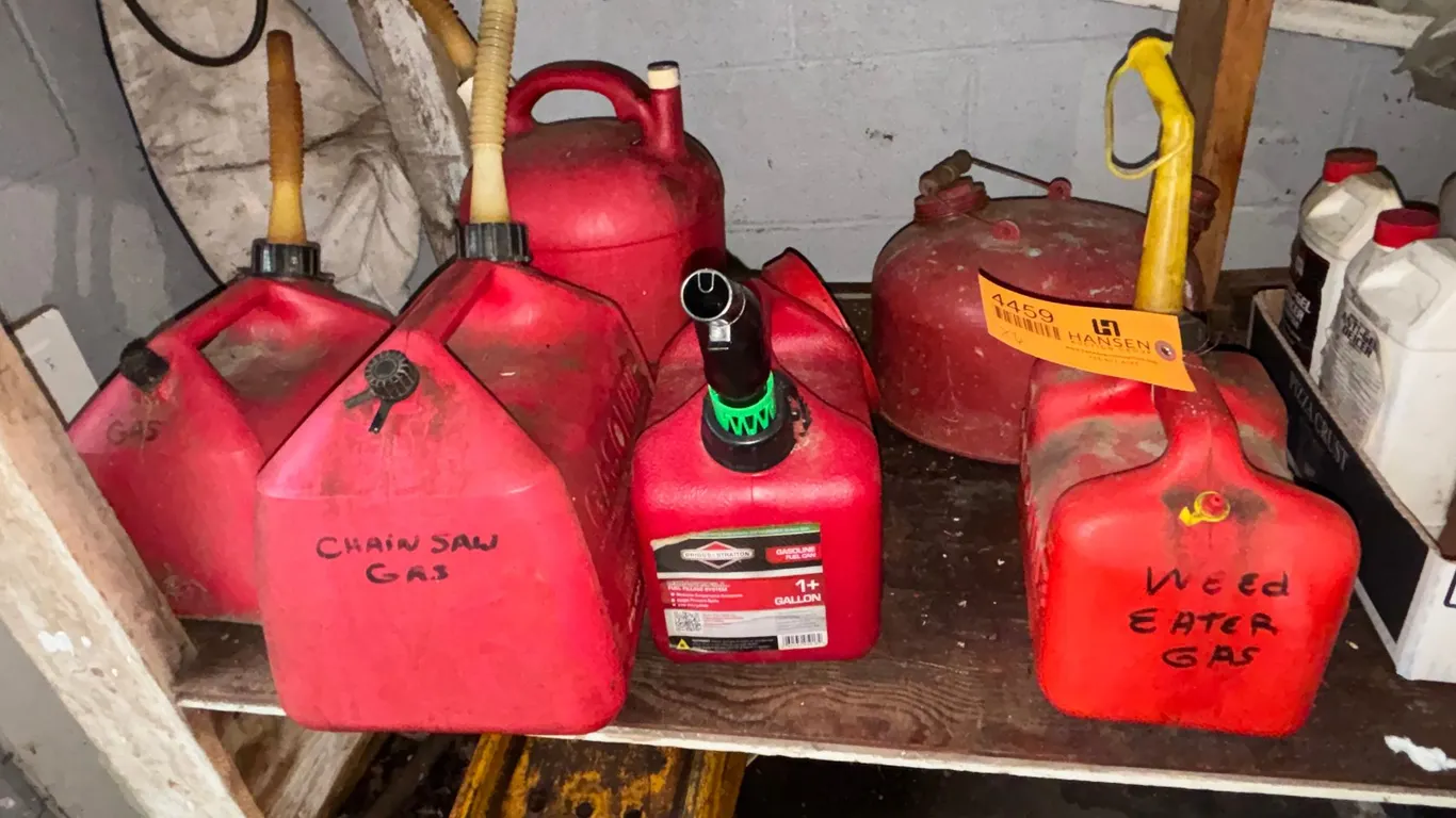(6) Gas Jugs