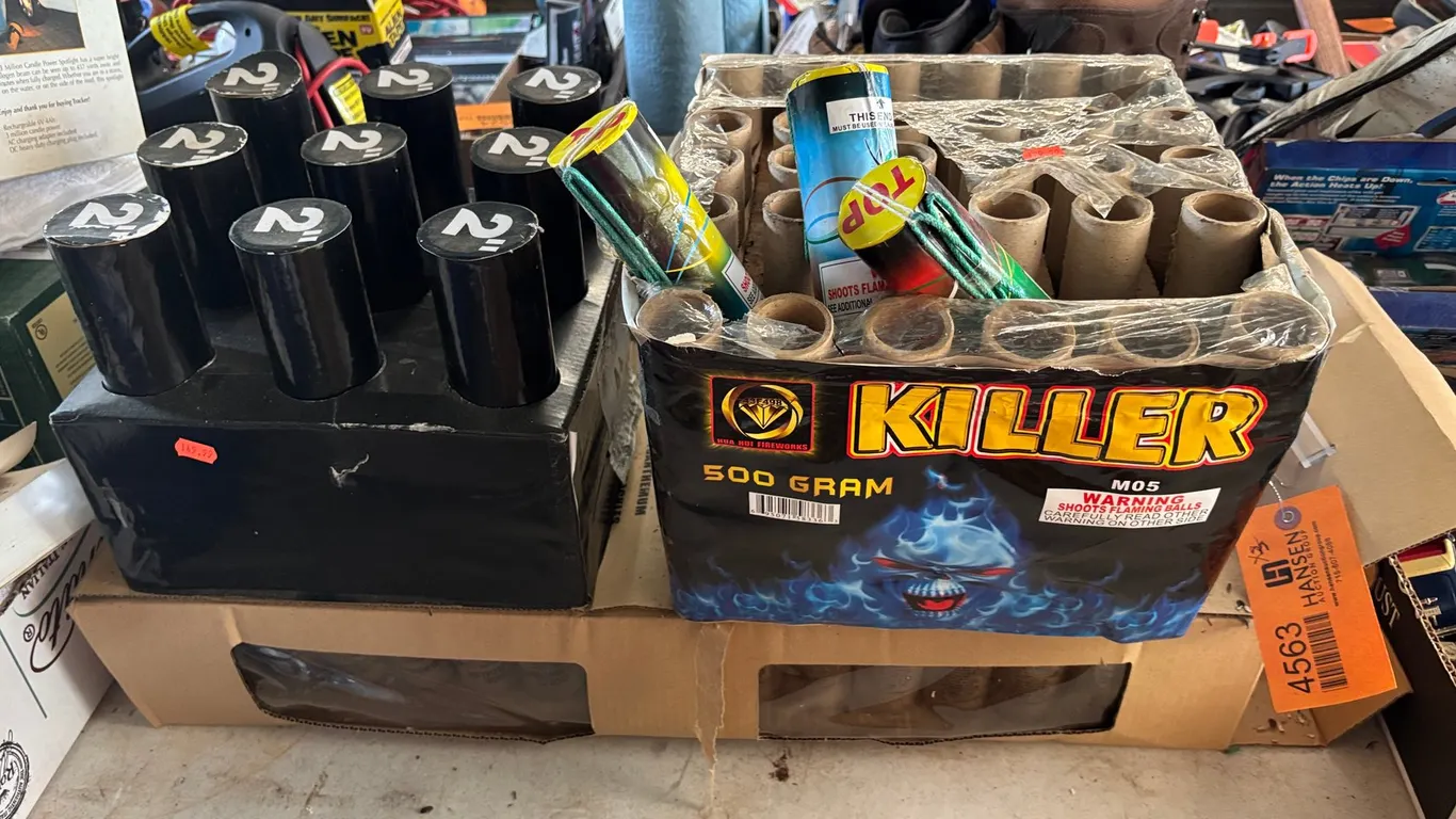 (3) Boxes of Fireworks