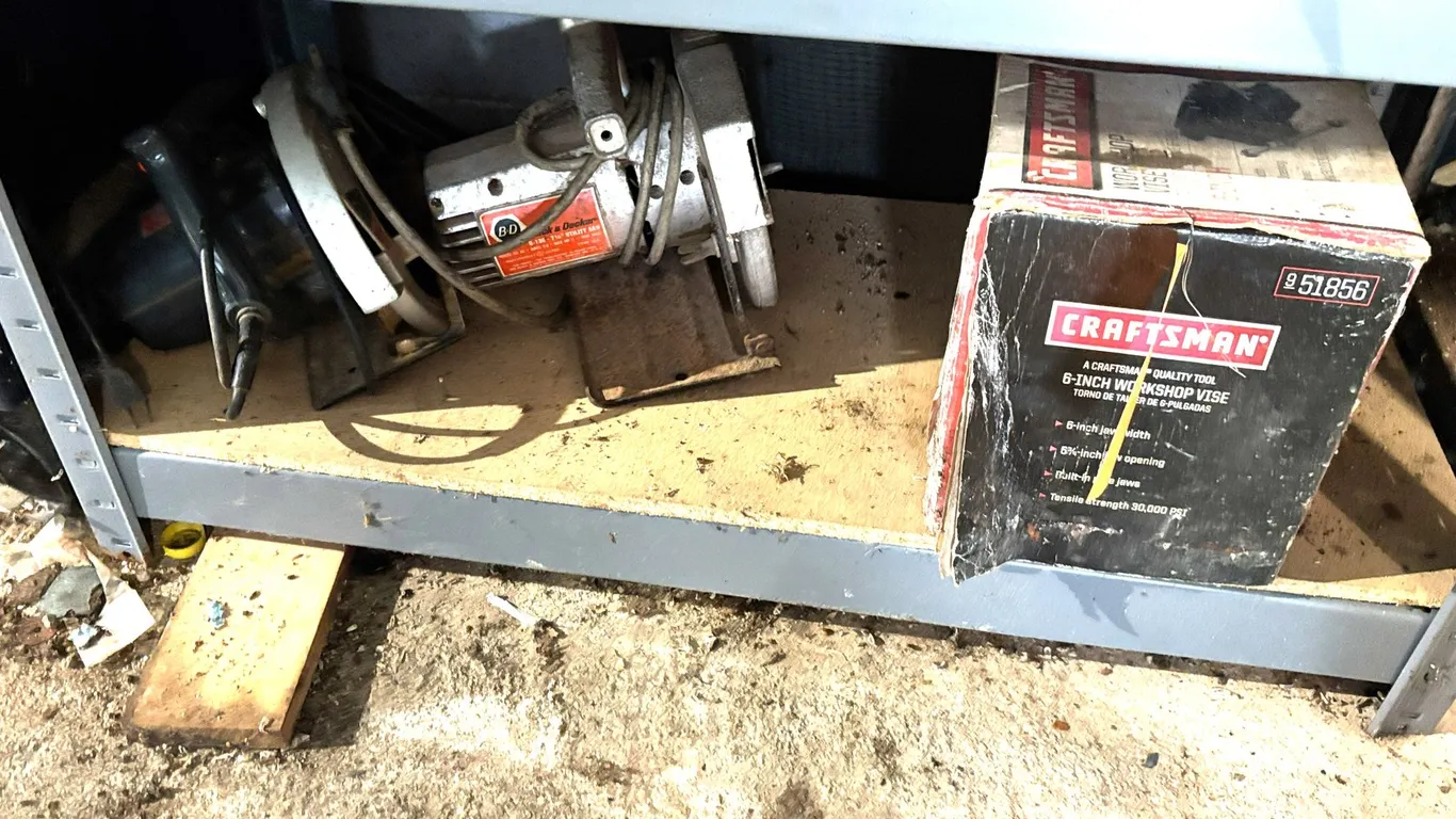 New Craftsman 6" Bench Vise and (2) Circular Saws