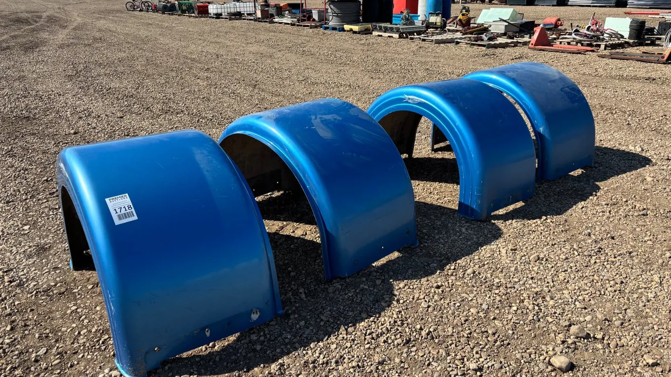 (4) Large Truck Fenders
