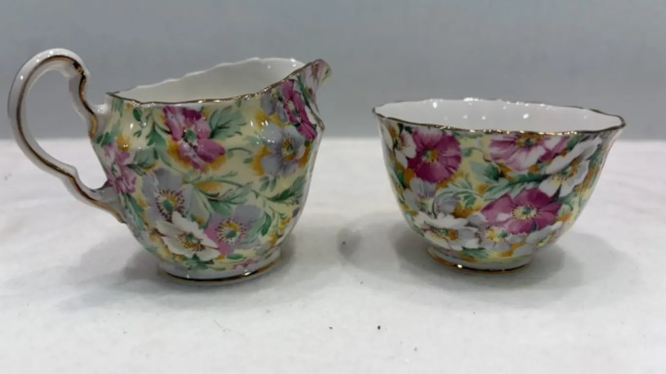 Adderley Cream & Sugar Set