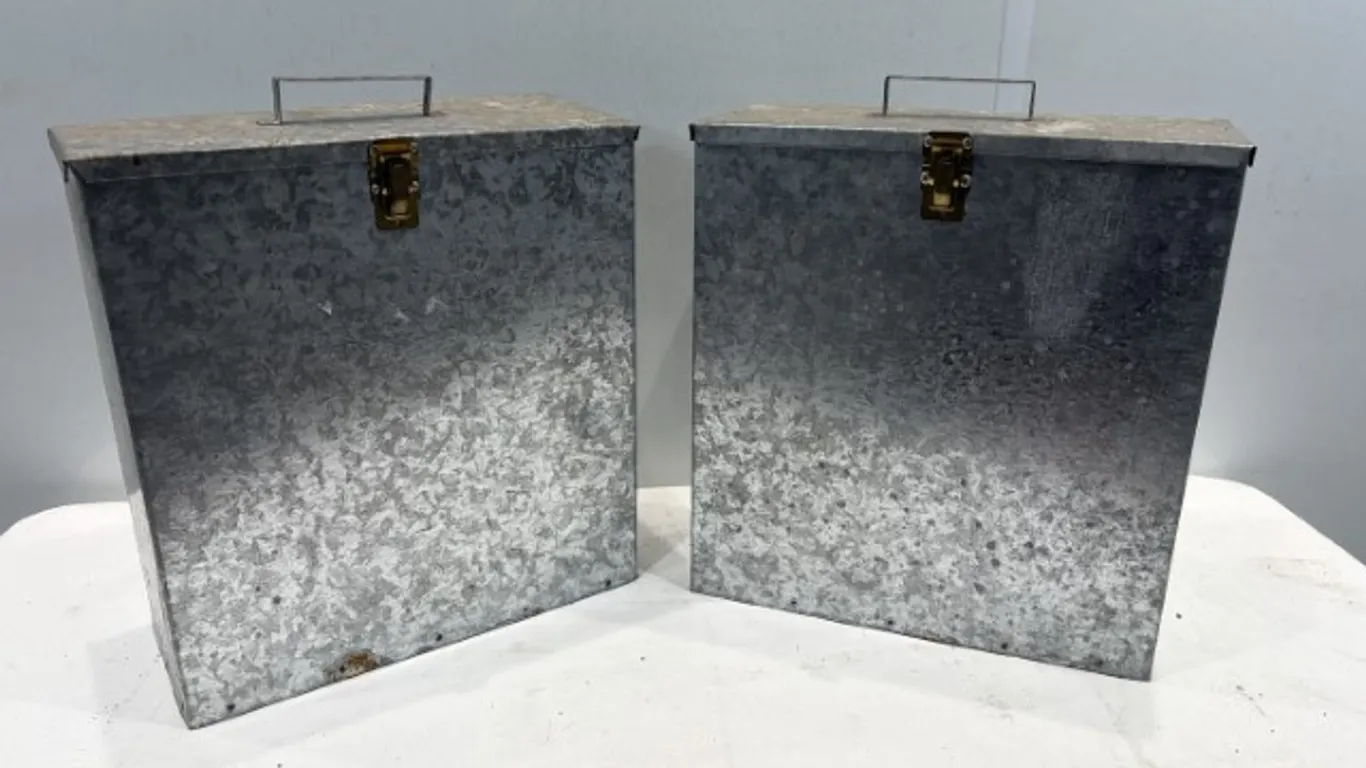 Galvanized Metal Storage Containers