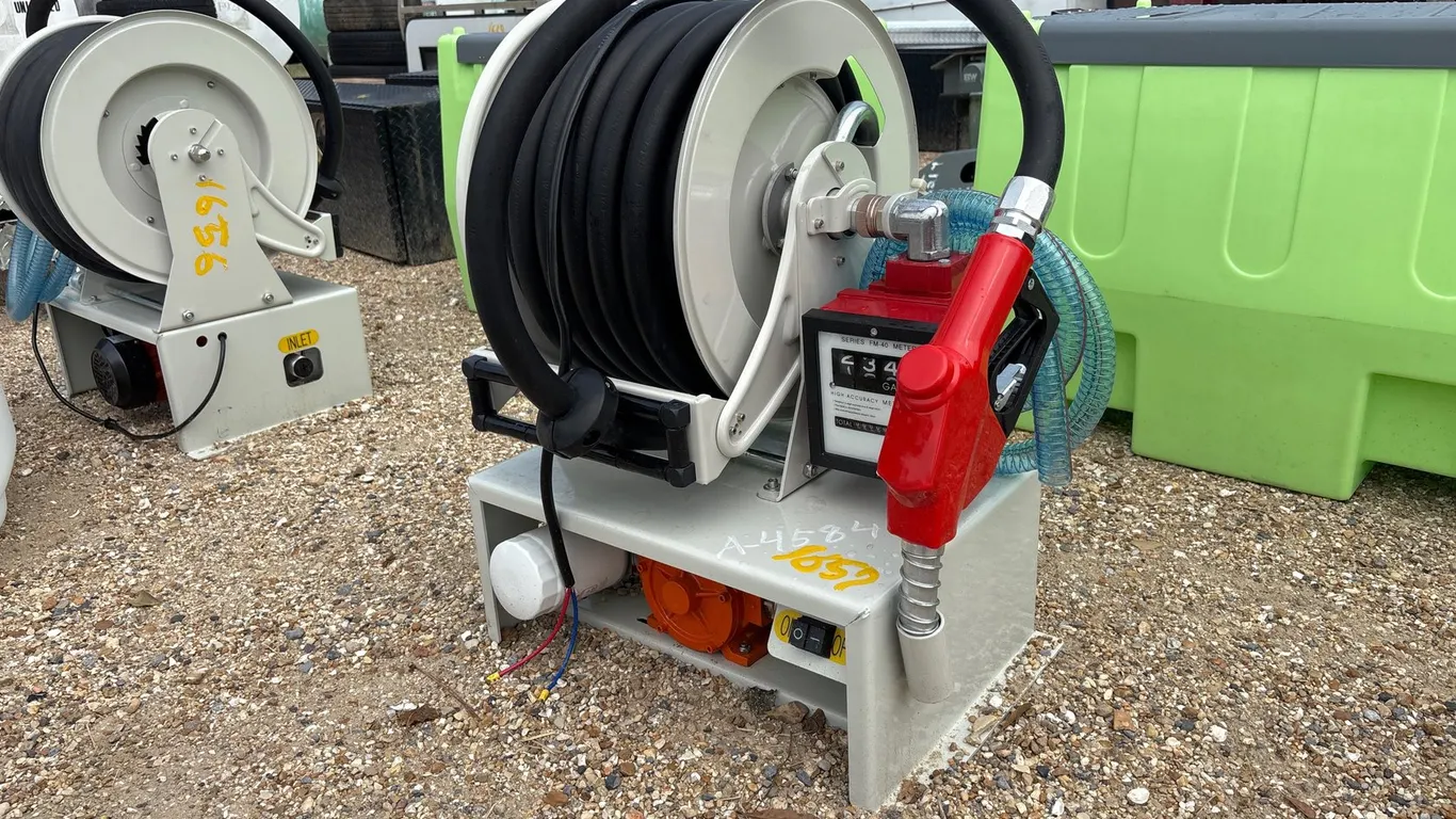 50FT HOSE REEL DIESEL FUEL PUMP