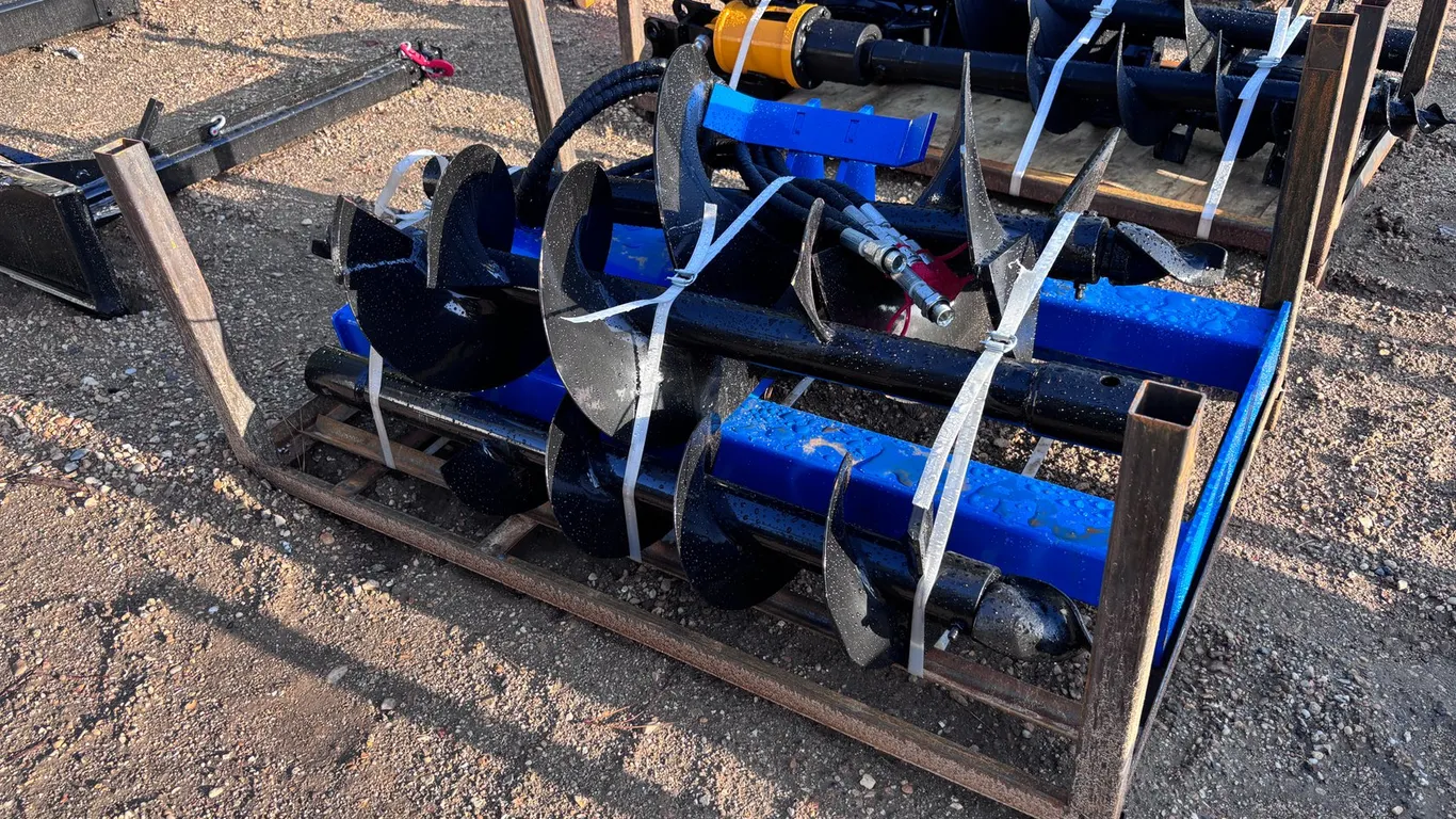 skid steer loader auger and extra rod