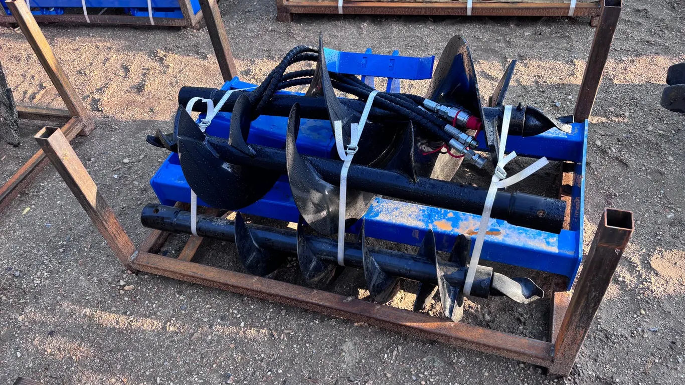 skid steer loader auger and extra rod