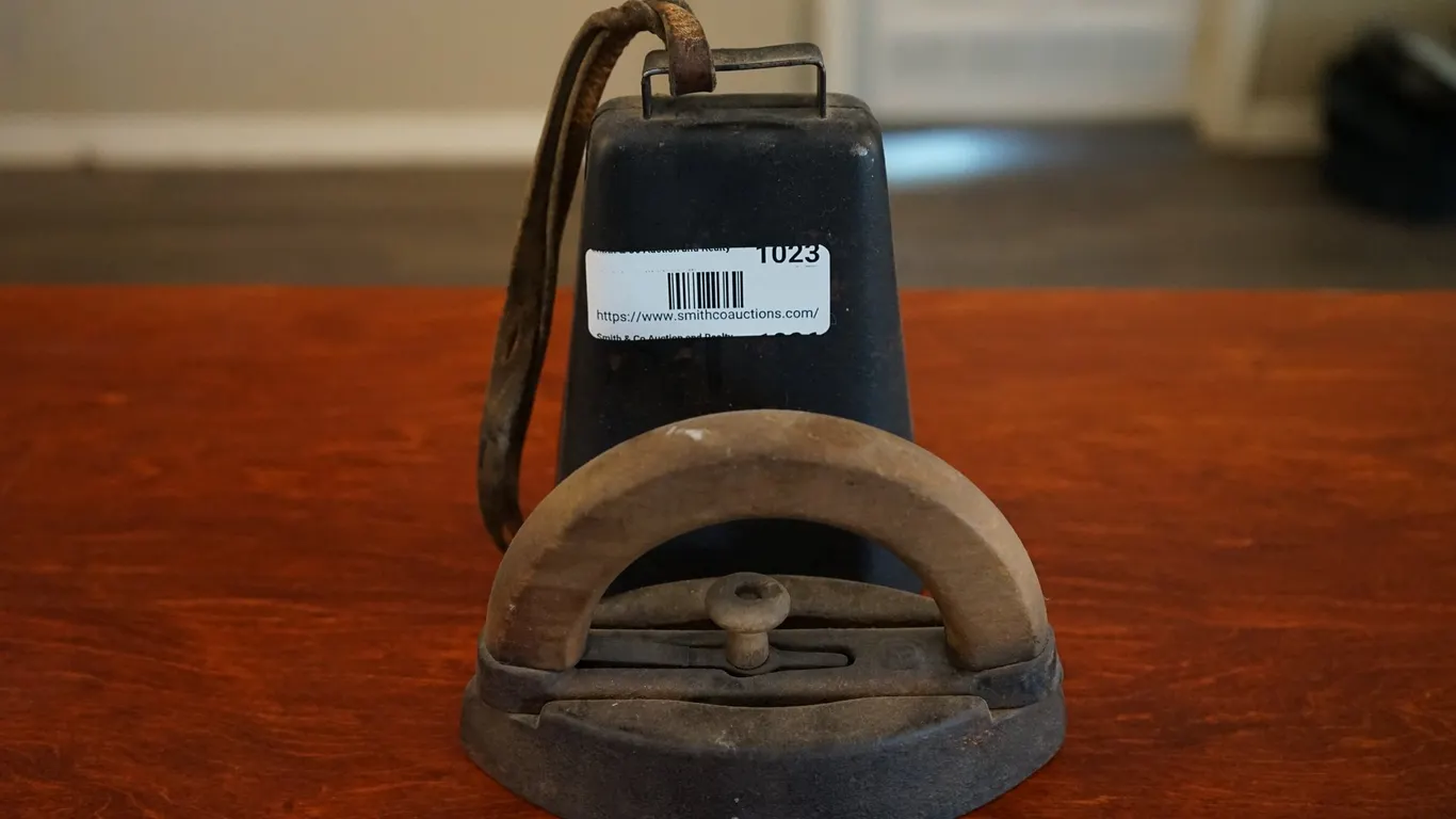 Old Cow Bell & Old Metal Iron