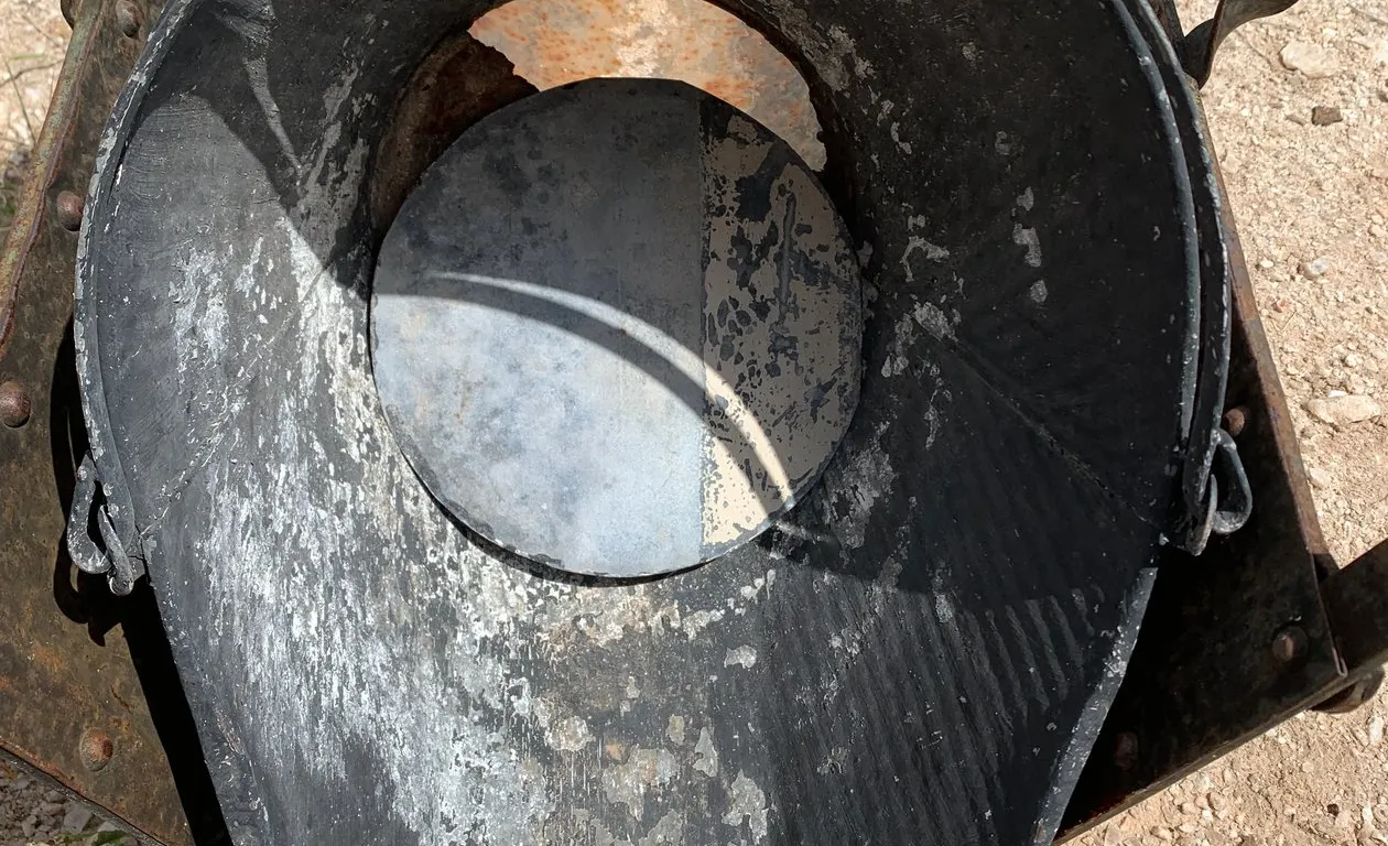 Metal Firewood Log Holder & Ash Bucket