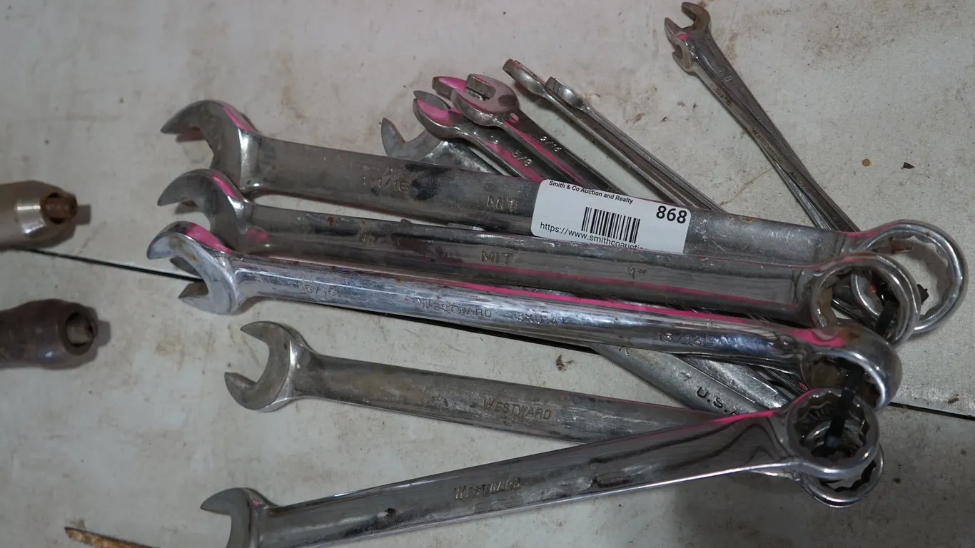 13 Mixed Brand Combo Wrenches
