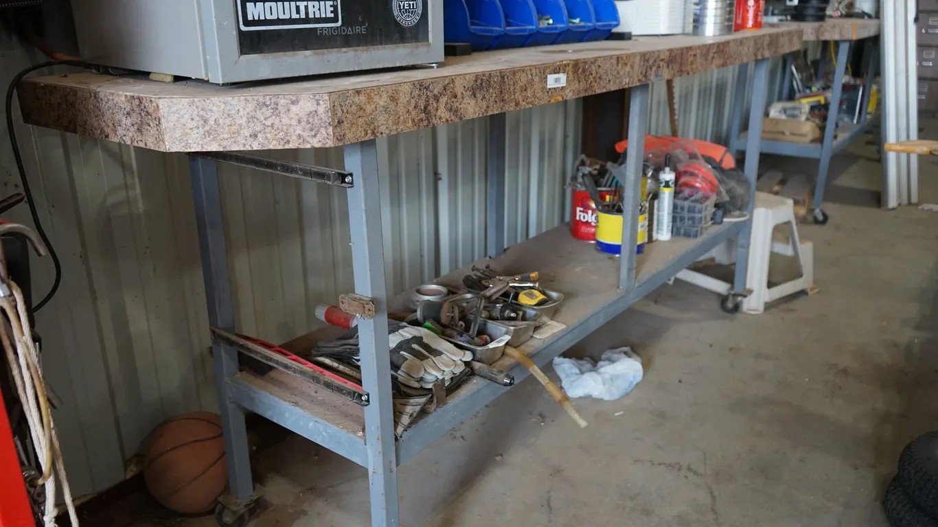 2' x 8' Rolling Shop Bench