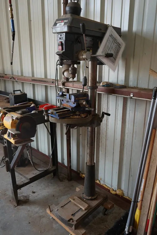 Porter Cable Standing Drill Press on Wheels