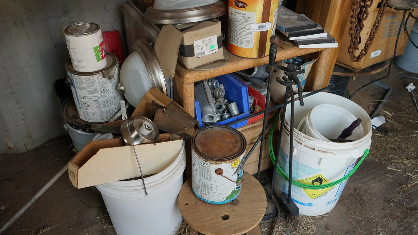 Electrical Parts, Rolling Cabinet, Light Fixtures