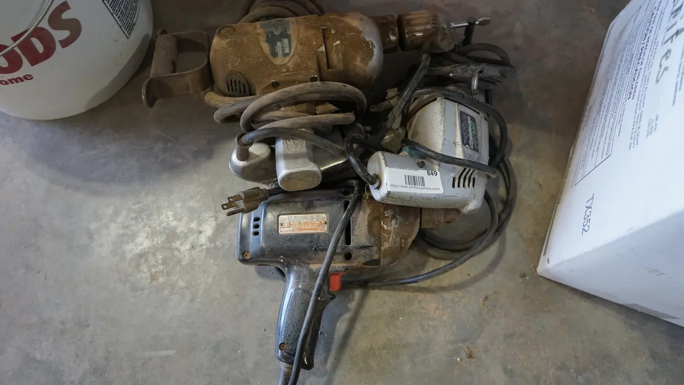 Mixed Brand Old Drills