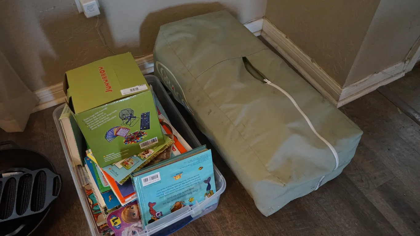 Graco Playpen & Misc Kids Books