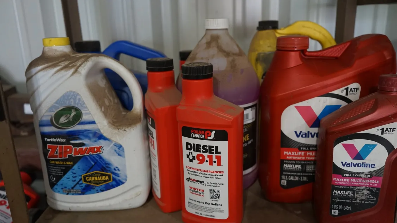 Misc. Automotive Fluids, mostly full