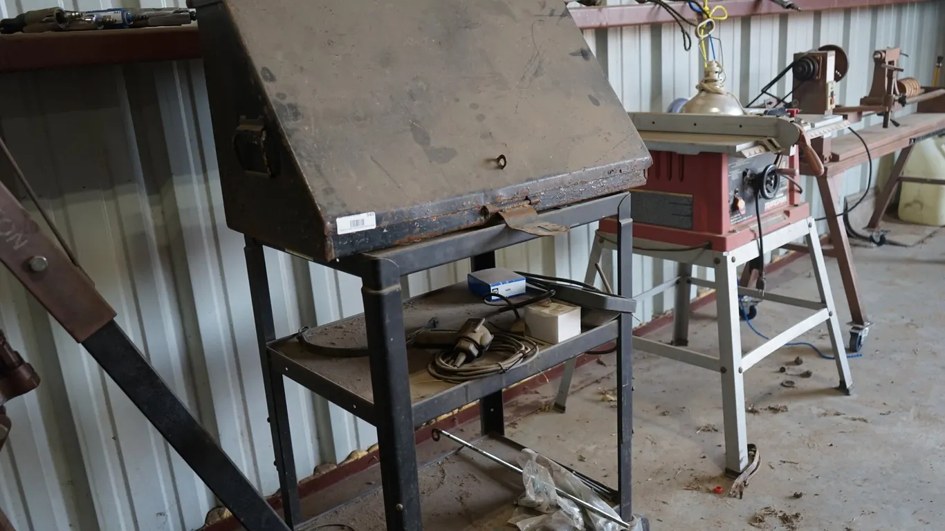 Rolling Metal Cart