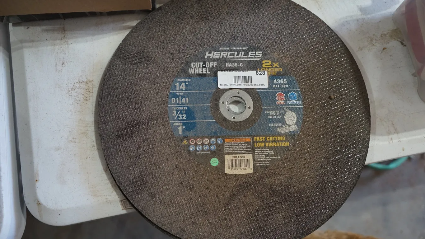 4 Hercules 14" Cut of Wheel