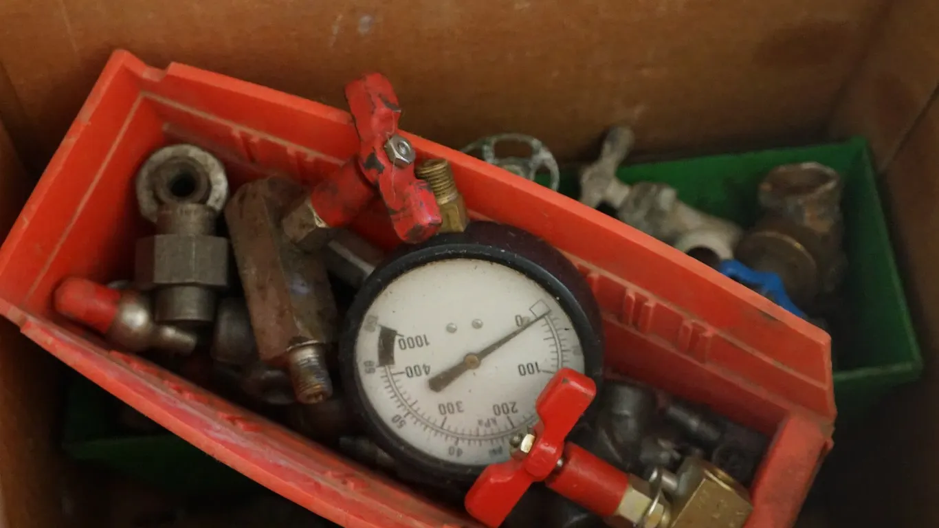 Box of Misc. Valves