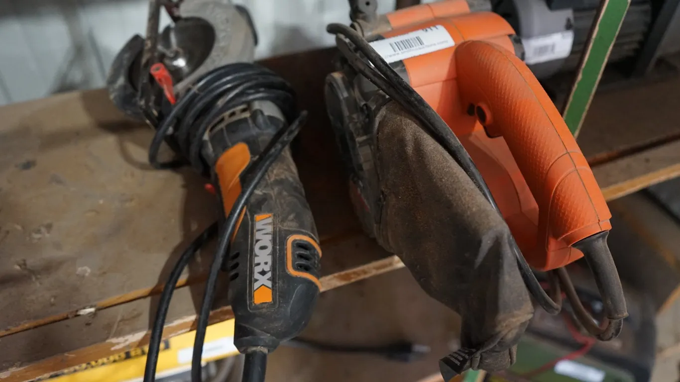 Works Mini Saw with B&D Belt Sander