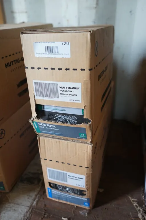 2 Boxes Huttig-Grip Smooth Shank