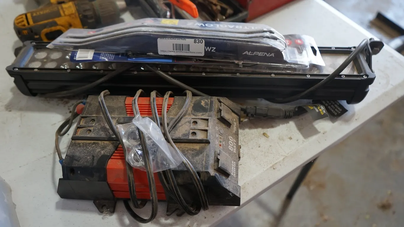 Power Inverter with Strip Lights & LED Light Bar