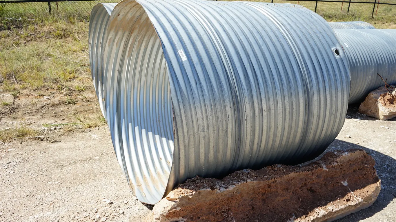 2 - 5' x 5' Tin Horn Culverts