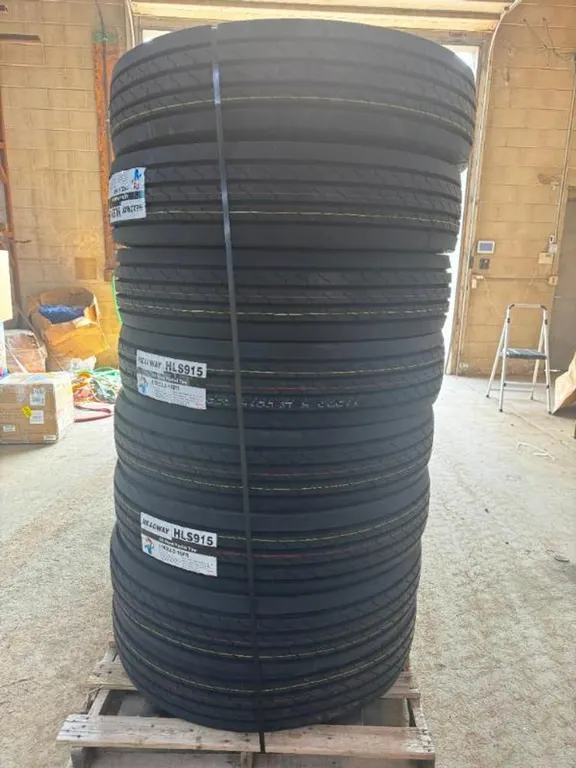 (4 TIRES) NEW VIRGIN TIRES 11R22.5 16 PLY STEER