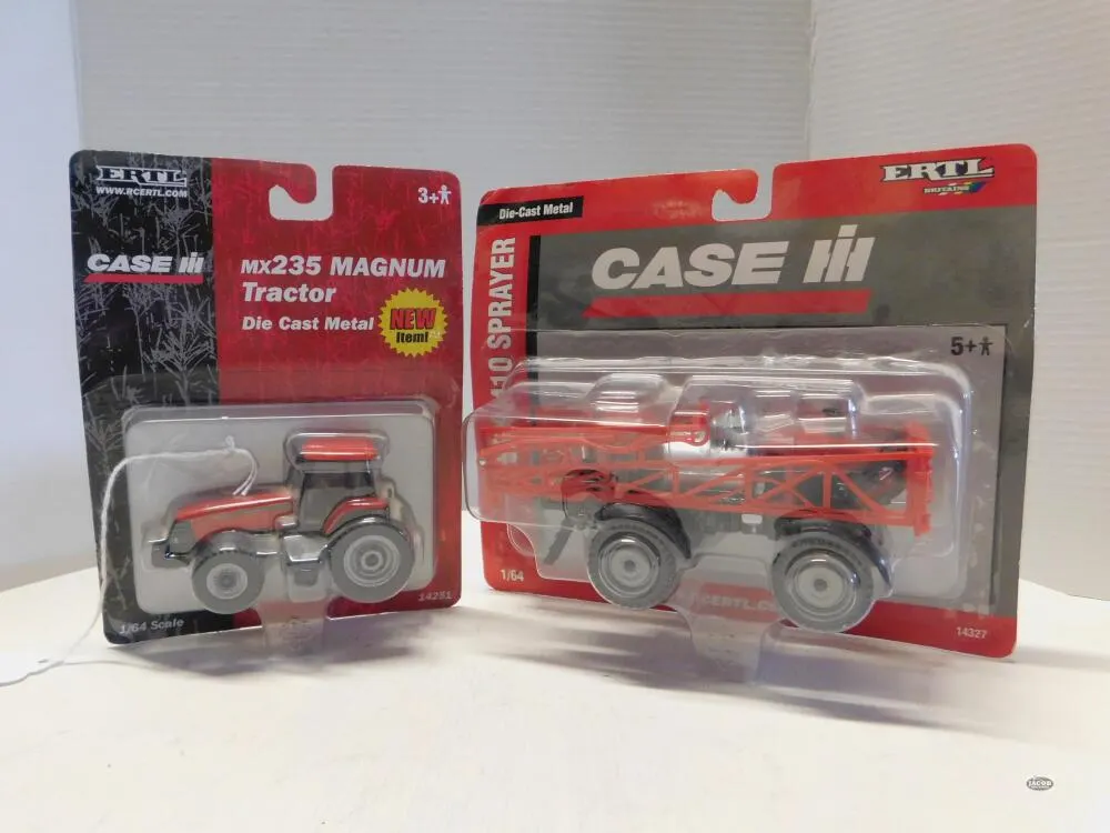 1/64 CASE IH SPX4410 SPRAYER AND MX235 MAGNUM, NIP