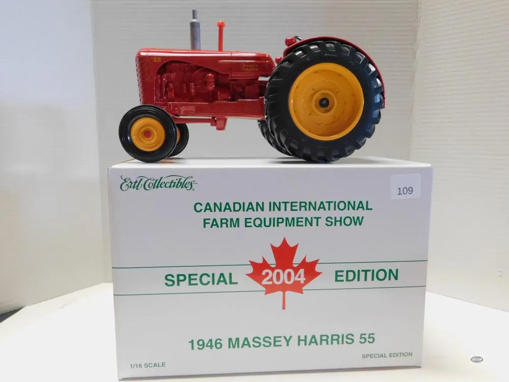 1/16 04 MASSEY HARRIS 55, CANADA FARM SHOW EDN, NIB