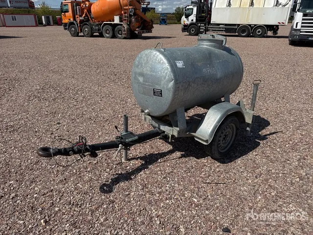 Hubiere CTR 751 CT 500 L Citerne A Eau 1 Essieu Water Tank