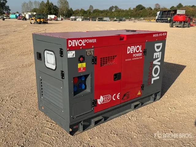 2026 Devol VG-R30 31 kVA Skid-Mounted Generator Set (Unused)