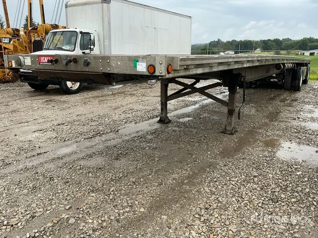 1998 Chaparrl 48 ft Spread Axle Flatbed Trailer