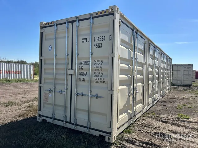 2026 40 ft High Cube Multi-Door Storage Container