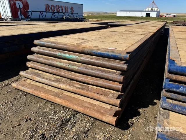 Quantity of (6) 8 ft x 40 ft Rig Mats