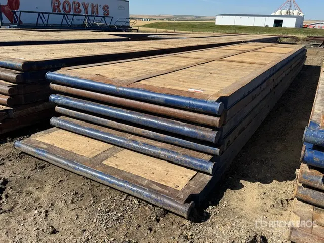 Quantity of (6) 8 ft x 40 ft Rig Mats