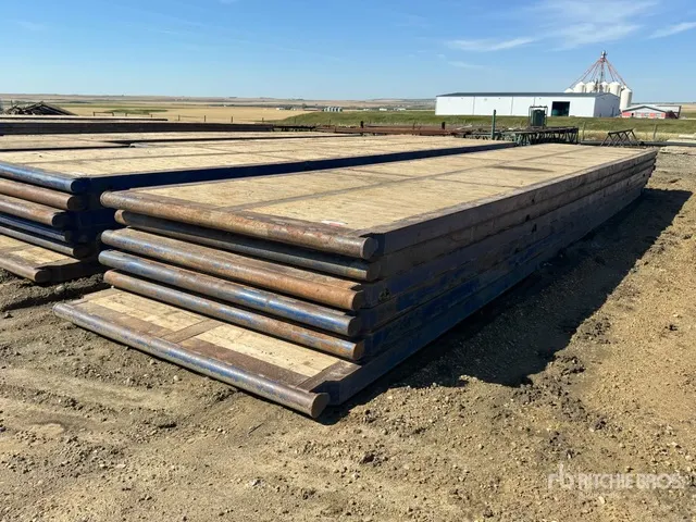 Quantity of (6) 8 ft x 40 ft Rig Mats