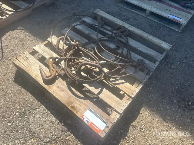 Quantity of (2) Cable Sling Rigging