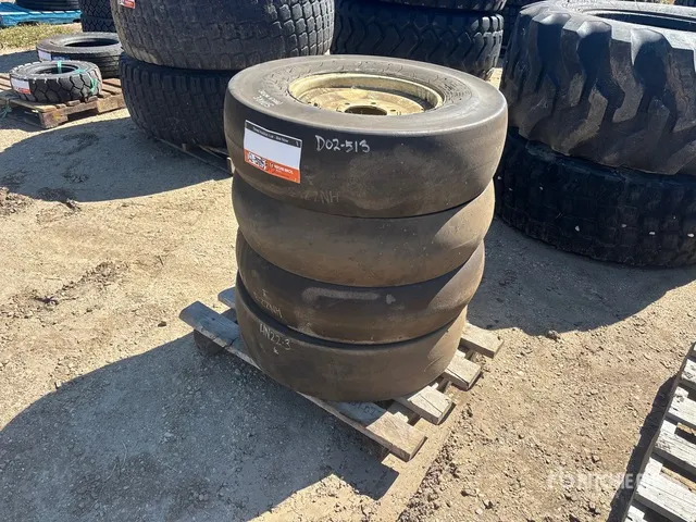 Quantity of (4) Goodyear 8.5/90-15K Tires (Unused)