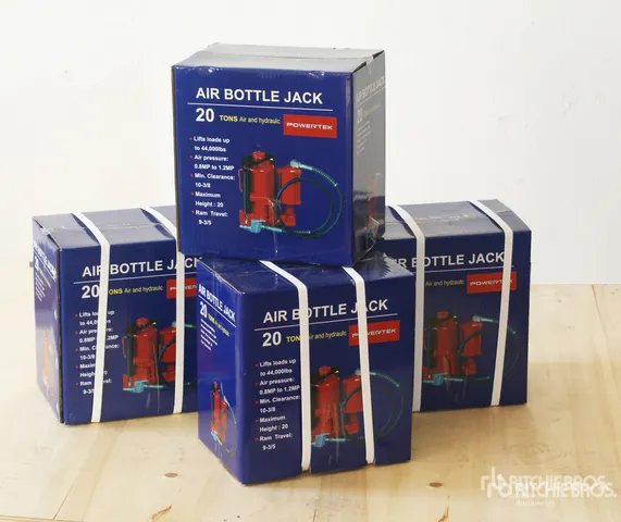 Quantity of (4) 2026 Powertek 20T lifter Jack (Unused)