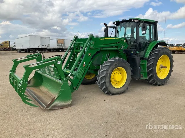 2022 John Deere 6155M 4WD Tractor