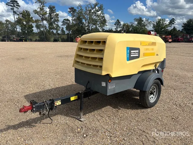 2022 Atlas Copco XAS188 KD T4F 189 cfm Mobile 125 gal Air Compressor