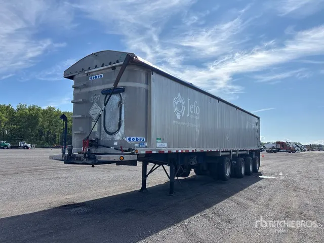 2008 Cobra Aerowall 45 ft Quad/A End Dump Trailer