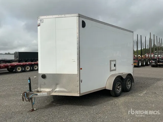 2019 Ezhauler 14 ft T/A Enclosed Trailer
