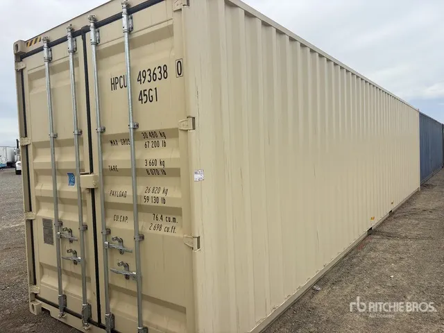 2026 40 ft High Cube Storage Container (Unused)