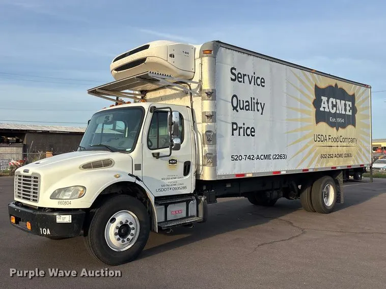 2013 Freightliner Business Class M2 refrigerated truck